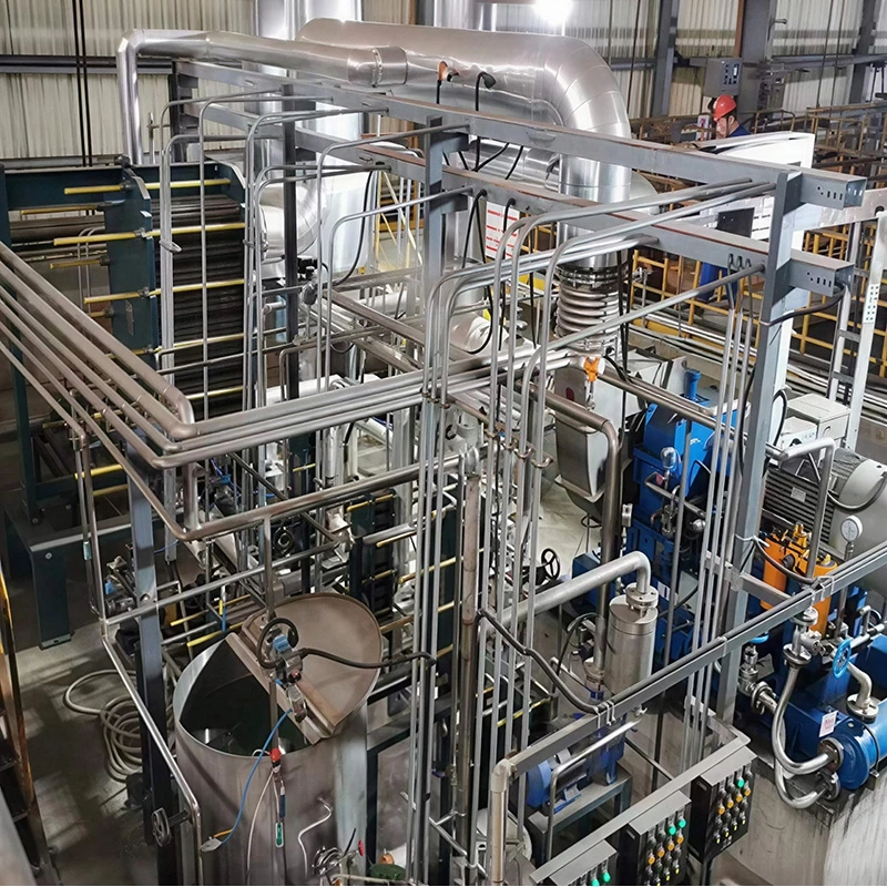 Sodium Chloride Wastewater Double-effect Plate-type Rising Film+tube Forced Circulation Evaporation Crystallization