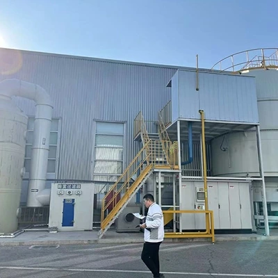 Sistema de tratamiento de gases residuales en el taller de inyección