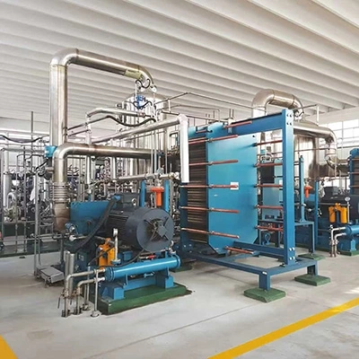 Calcium Lactate Double Effect +TVR Evaporation System